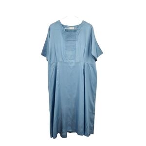 Krista Larson Women's Vintage Pintucks Front Midi Dress - OS